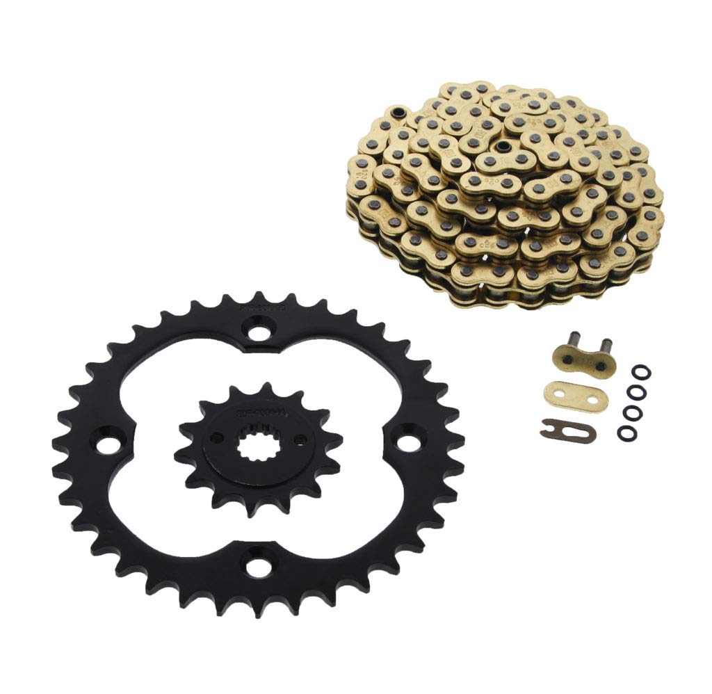 Amazon.com: 06-2008 fit Suzuki LTR450 QuadRacer Gold O-Ring Chain